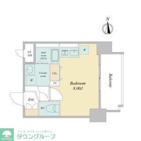 ArtizA金山の物件間取画像